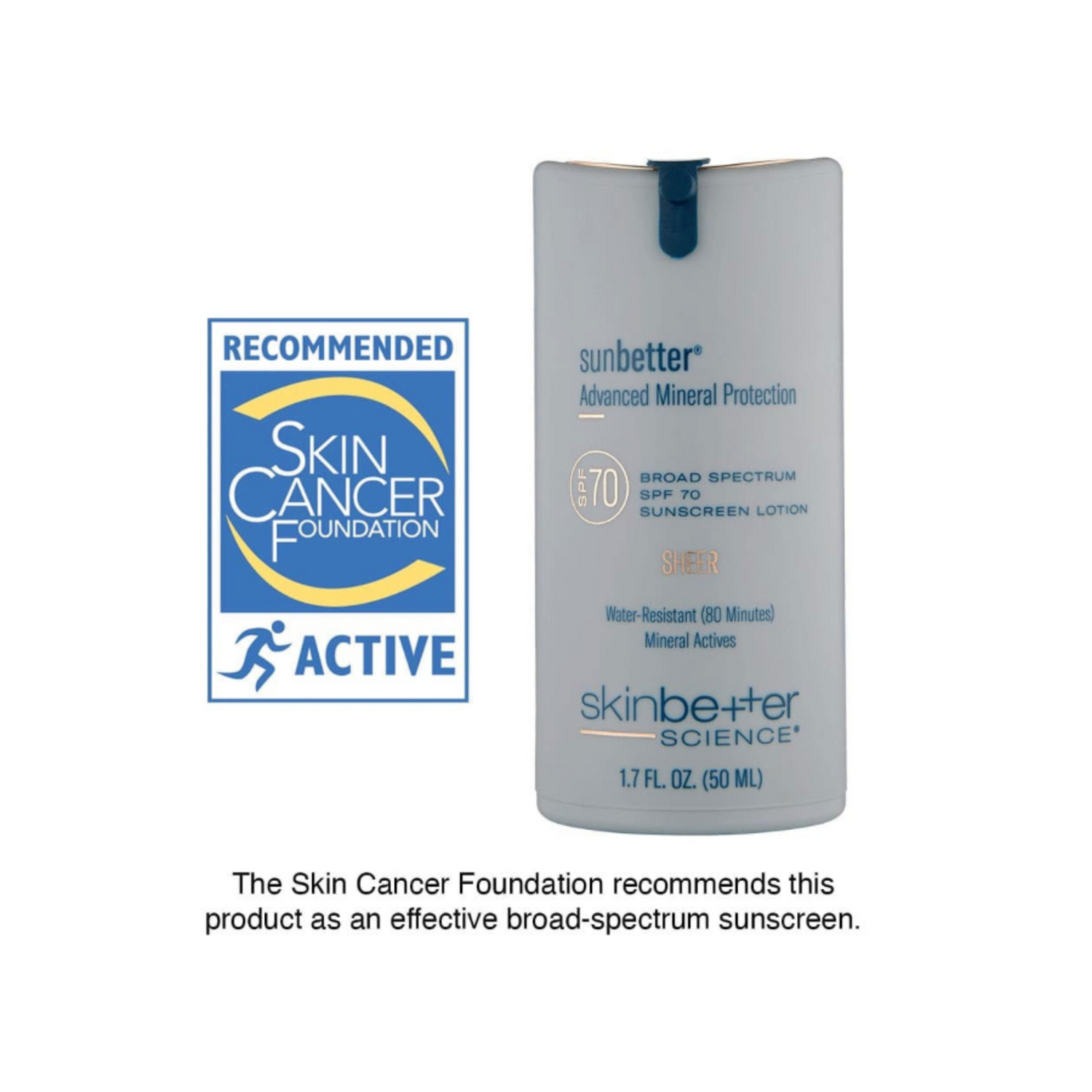 Sunbetter Advanced Mineral Protection SPF 70