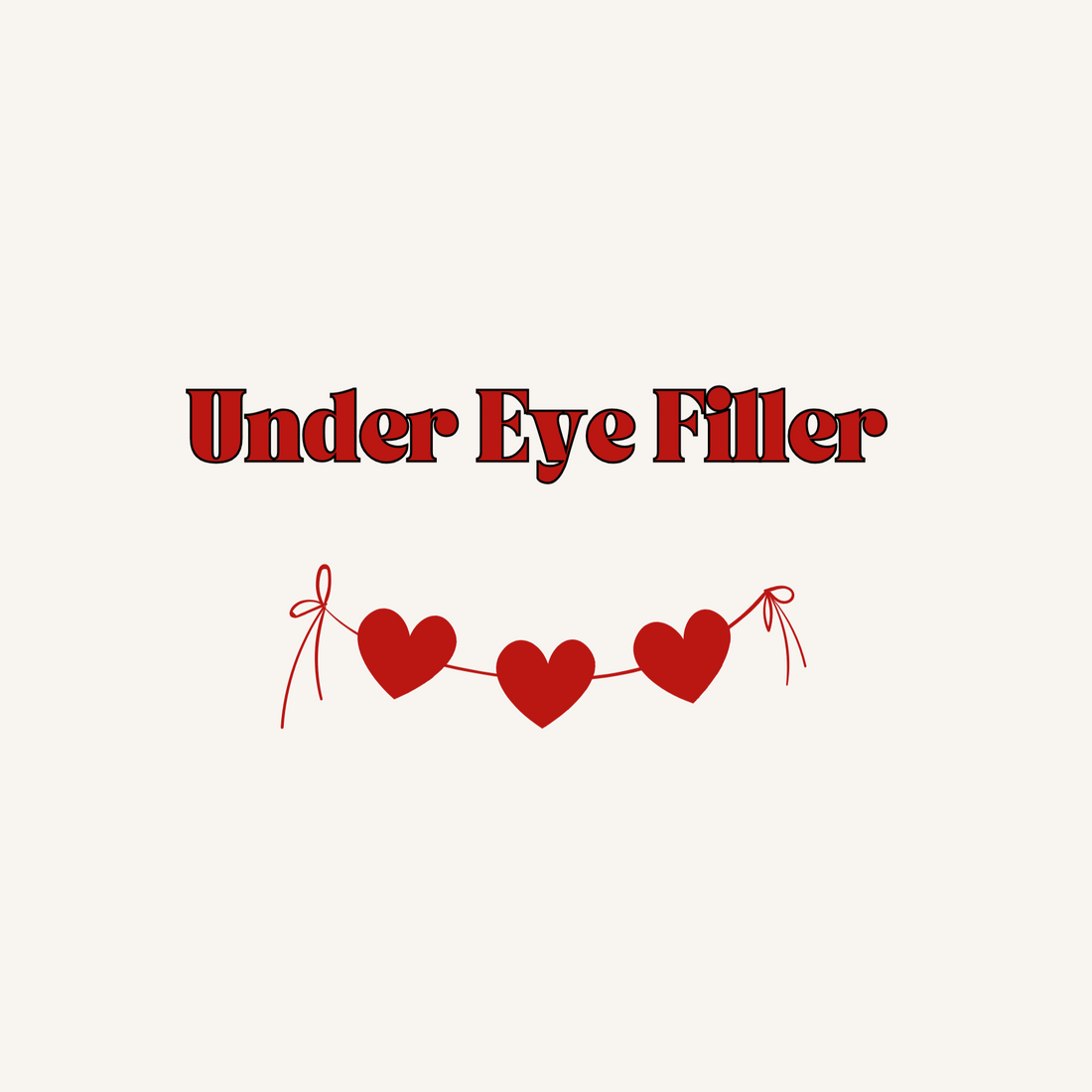 Under Eye filler