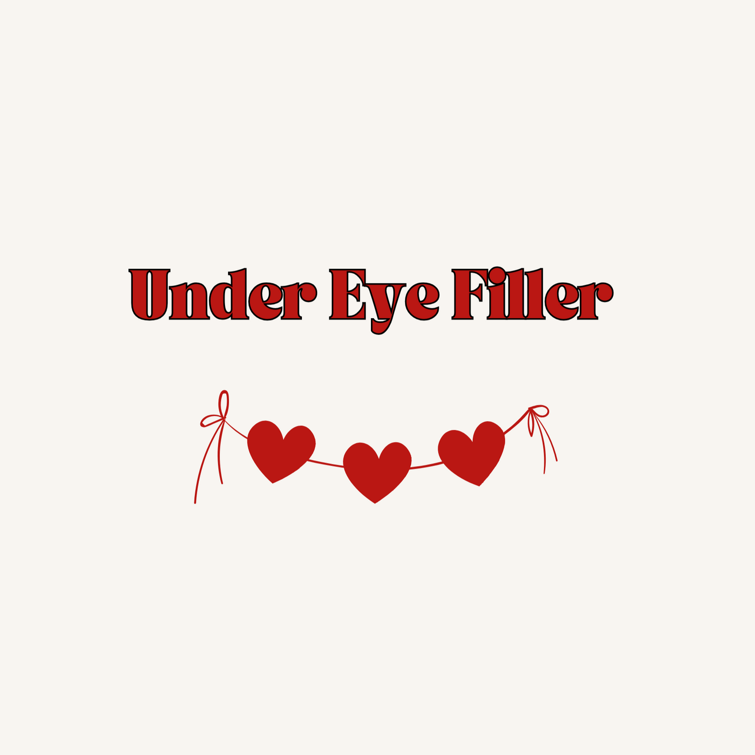 Under Eye filler